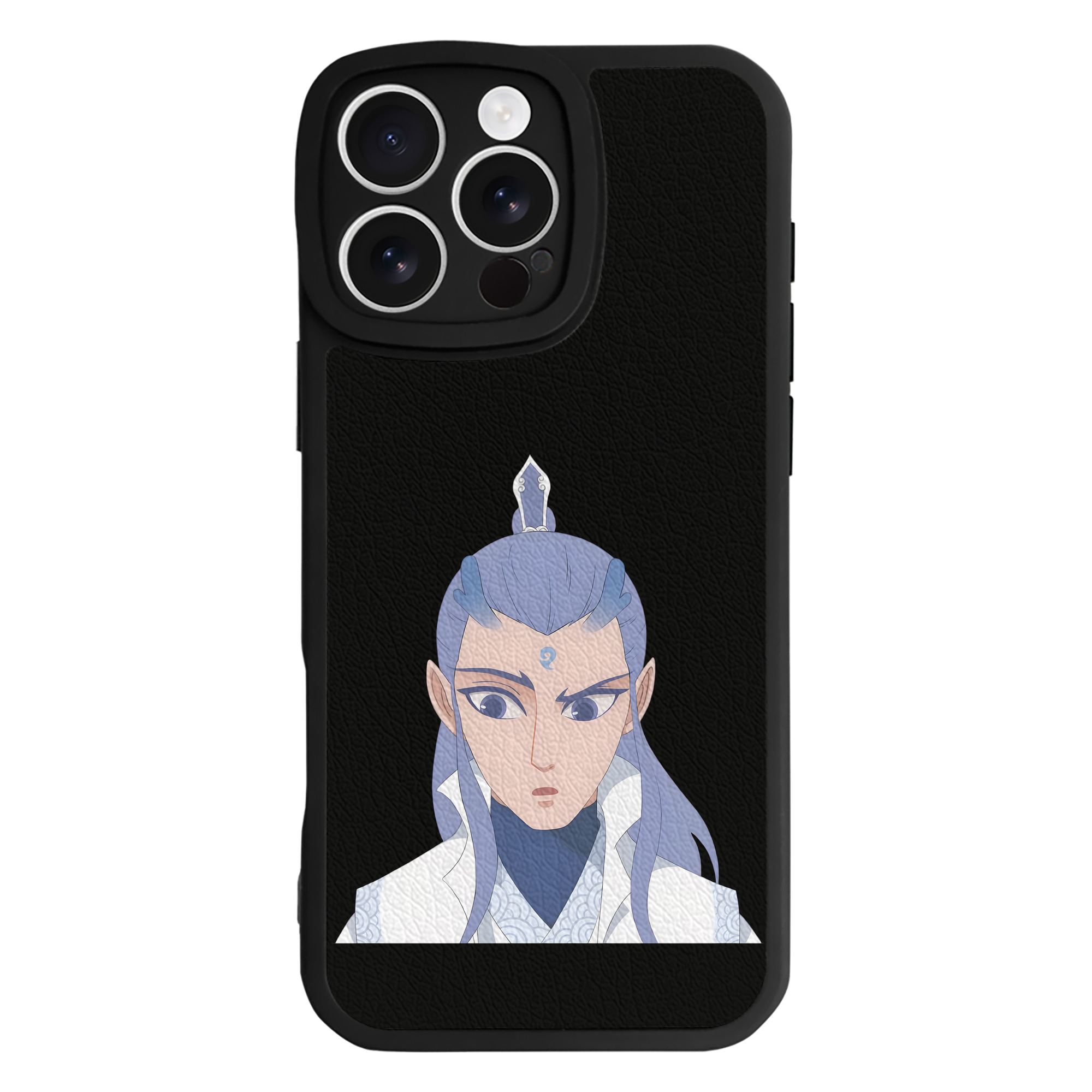 （画像用） Ne Zha 2 ナタ 魔童の大暴れ 【iPhone 16シリーズ対応】シリコンスマホケース（レザー調） 材質：シリコン